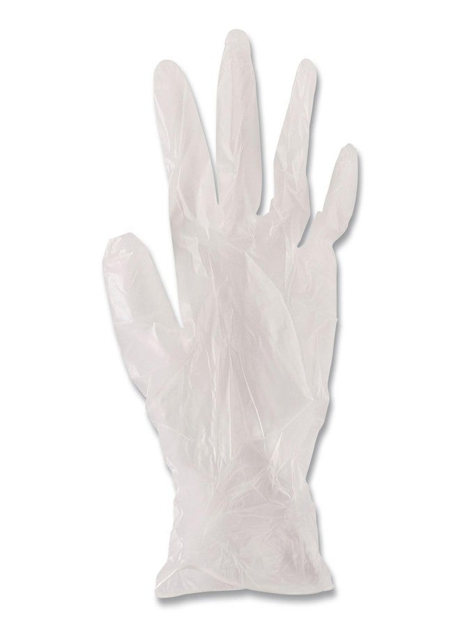Boardwalk BWK365MCT General Purpose Vinyl Glove, 2-3/5 mil, Vinyl, Medium, Clear (Pack of 1000) - Image 5